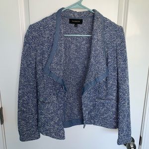 Talbot’s Boucle Tweed Open Jacket Blazer Size XS